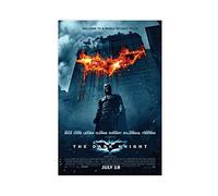 Poster su tela, motivo: Batman The Dark Knight, decorazione da parete, per soggiorno, camera da letto, 20 x 30 cm