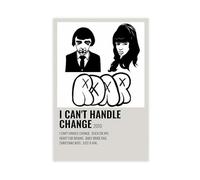 Poster su tela, motivo: cantante Roar I Can't Handle Change con copertina di album, decorazione per camera da letto, ufficio, camera da letto, regalo, 40 x 60 cm