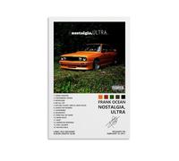 Poster su tela, motivo: Frank Ocean Nostalgia, ultra musicale, arte da parete per soggiorno, camera da letto, per la camera da letto, musica e film, 30 x 45 cm, senza cornice