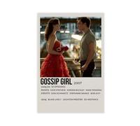 Poster su tela, motivo: Gossip Girl, serie Gossip Girl, decorazione artistica da parete per soggiorno, camera da letto, senza cornice, 30 x 45 cm