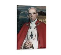 Poster su tela, motivo: il 260° Papa della Chiesa Cattolica Venerabilis Pio PP. XII, stampa artistica da parete, decorazione moderna, 60 x 90 cm