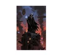 Poster su tela, motivo: Il male della città oscura (3), decorazione per camera da letto, ufficio, camera da letto, regalo, 60 x 90 cm