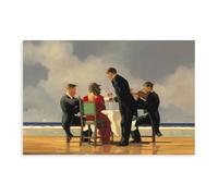 Poster su tela, motivo: Jack Vettriano, Elegy for A Dead Admiral, decorazione per camera da letto, sport, ufficio, camera da letto, regalo, senza cornice, 40 x 60 cm