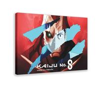 Poster su tela, motivo: Kaiju, n. 8, a tema anime 12, decorazione artistica da parete, per soggiorno, camera da letto, cornice, 30 x 45 cm
