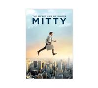 Poster su tela, motivo: La vita segreta di Walter Mitty (2013), decorazione per camera da letto, ufficio, camera da letto, regalo, 30 x 45 cm
