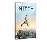 Poster su tela, motivo: La vita segreta di Walter Mitty (2013), decorazione per camera da letto, ufficio, camera da letto, regalo, 30 x 45 cm