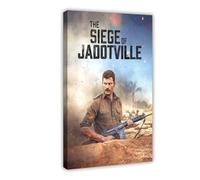 Poster su tela, motivo: L'assedio di Jadotville, decorazione per camera da letto, ufficio, stanza, regalo, 40 x 60 cm
