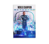 Poster su tela, motivo: Lewis Formula Uno Hamilton F1 Driver (13), stampa artistica da parete, decorazione per la casa, 30 x 45 cm