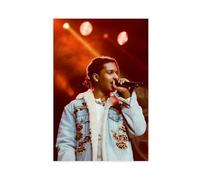 Poster su tela, motivo: rapper ASAP Rocky, decorazione artistica esclusiva per camera da letto, ufficio, camera da letto, regalo, 30 x 45 cm