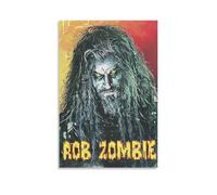 Poster su tela, motivo: Rob zombie, stile horror, decorazione artistica da parete per casa, soggiorno, camera da letto, 30 x 45 cm, senza cornice