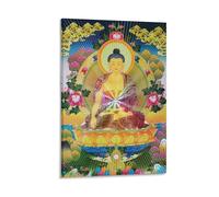 Poster su tela, motivo: Siddhartha Gautama, stampa artistica da parete, decorazione moderna, 30 x 45 cm