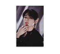 Poster su tela, motivo: Stray Kids I.N Korean Boy Band, poster decorativo da parete su tela, stampa moderna, per camera da letto, 30 x 45 cm