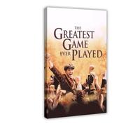 Poster su tela, motivo: The Greatest Game Ever Played, decorazione per camera da letto, ufficio, stanza, regalo, 50 x 75 cm