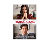 Poster su tela, motivo: The Hating Game, decorazione per camera da letto, ufficio, stanza, regalo, 50 x 75 cm