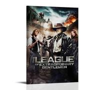 Poster su tela, motivo: The League of Extraordinary Gentlemen, decorazione artistica da appendere per la casa, per bar, decorazione artistica da parete per interni e pareti, stile cornice, 60 x 90 cm