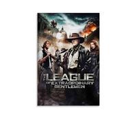 Poster su tela, motivo: The League of Extraordinary Gentlemen, decorazione artistica da appendere per la casa, per bar, decorazione artistica da parete per interni, poster, senza cornice, stile 20 x