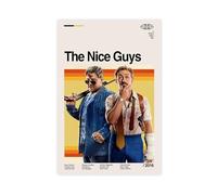 Poster su tela, motivo: The Nice Guys, decorazione per camera da letto, ufficio, camera da letto, regalo, 50 x 75 cm