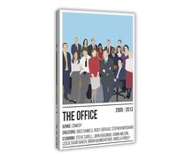 Poster su tela, motivo: The Office USA, decorazione per camera da letto, per ufficio, camera da letto, regalo, stile cornice, 30 x 45 cm