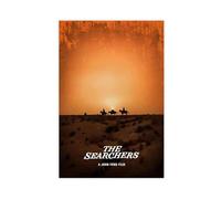Poster su tela, motivo: The Searchers, decorazione artistica da parete per soggiorno, camera da letto, 20 x 30 cm