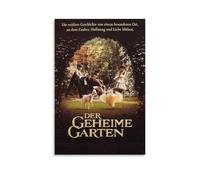 Poster su tela, motivo: The Secret Garden, film letterario classico, decorazione artistica da parete con natura incantevole (8), poster artistico da parete con stampa su tela, decorazione per la casa