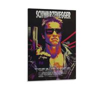 Poster su tela, motivo: The Terminator, iconico film di fantascienza con un assassino cyborg dal futuro (24), stampe artistiche da appendere per foto, decorazione per la casa, poster artistici, 60 x