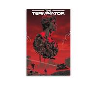 Poster su tela, motivo: The Terminator, iconico film di fantascienza con un assassino cyborg dal futuro (32), stampe artistiche da appendere per foto, decorazione per la casa, poster artistici, 50 x