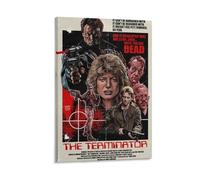 Poster su tela, motivo: The Terminator, iconico film di fantascienza con un assassino cyborg dal futuro (25), stampe artistiche da appendere per foto, decorazione per la casa, poster artistici, 40 x