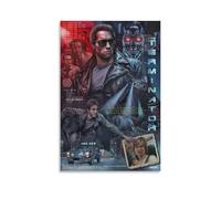 Poster su tela, motivo: The Terminator, iconico film di fantascienza con un assassino cyborg dal futuro (19), stampa artistica da appendere per foto, decorazione per la casa, poster artistici, 40 x 60