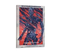 Poster su tela, motivo: The Terminator, iconico film di fantascienza con un assassino cyborg dal futuro (8), stampe artistiche da appendere per foto, decorazione per la casa, poster artistici, 50 x 75