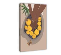 Poster su tela, motivo: tutela della salute, decorazione per camera da letto, ufficio, camera da letto, regalo, 30 x 45 cm