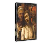 Poster su tela per camera da letto, motivo: Cristo presentato al popolo - Giovanni Antonio Bazzi - Il Sodoma Ecce Homo - Decorazione per camera da letto - Paesaggio sportivo per ufficio e camera da