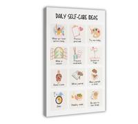Poster su tela, per ufficio e terapia di auto-cura, consulente scolastico, CB TD BT, Counseling, sollievo dall'ansia, decorazione per camera da letto, ufficio, camera da letto, regalo, 50 x 75 cm