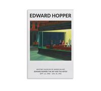 Poster su tela, stampa artistica da parete con Edward Hopper, stampa artistica da parete, decorazione moderna per la casa, 30 x 45 cm