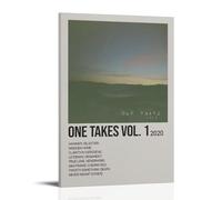 Poster su tela, stampa artistica da parete con stampa artistica da parete per stanza, motivo: One Takes Vol. 1 By Nothing, Nowhere", 50 x 75 cm, con cornice