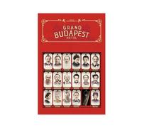 Poster su tela The Grand Budapest Hotel (2014), decorazione per camera da letto, sport, ufficio, stanza, regalo, senza cornice, 50 x 75 cm