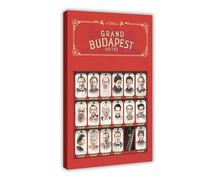 Poster su tela The Grand Budapest Hotel (2014), decorazione per camera da letto, sport, ufficio, stanza, regalo, stile cornice, 30 x 45 cm