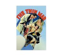 Poster su tela The Thin Man, decorazione per camera da letto, ufficio, stanza, regalo, 50 x 75 cm