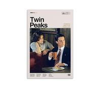 Poster su tela vintage con motivo "Twin Peaks Fire Walk With Me", decorazione artistica da parete per casa, soggiorno, camera da letto, 50 x 75 cm, senza cornice