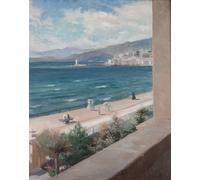 Poster sul lungomare - Elegante arte da parete costiera -...