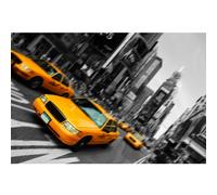 Poster/Tela - Citta' New York Taxi Giallo - USA America - Arredamento - 50x70cm - Carta Fotografica