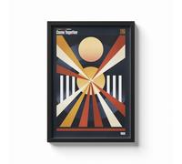 Poster THE BEATLES - COME TOGETHER Stampa Fotografica Musica QR Code Home Decor