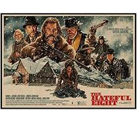 Poster The Hateful Eight Poster Del Film Vintage Canvas Painting Poster E Stampe Wall Art Pictures Home Decor 50X70Cm Senza Cornice