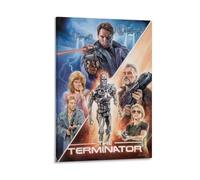 Poster The Terminator, iconico film d'azione fantascientifico con un assassino cyborg dal futuro (2), poster artistico su tela, decorazione da parete, foto, poster decorativi moderni per la casa, 40 x