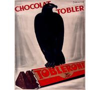 Poster Toblerone audace - Retro Swiss Chocolate Wall Art -...