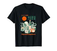 Poster Tokyo Sushi Experience Octopus Maki Maglietta