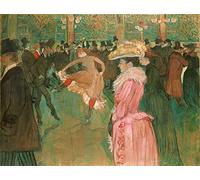 Poster Toulouse Lautrec Moulin Rouge Impressionnisme Peinture
