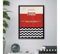 Poster Twin Peaks Quadro con stampa e cornice 40x30cm Locandina David Lynch