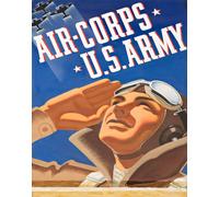 Poster U.S. Army Air Corps WWII Pilot Recruitment Art - 12X16/16X20/18X24/24X36