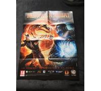 Poster Ufficiale Promo Mortal Kombat PS3 XBOX 360 Rilascio Francese