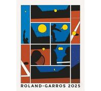Poster ufficiale Roland-Garros Paris (2025)